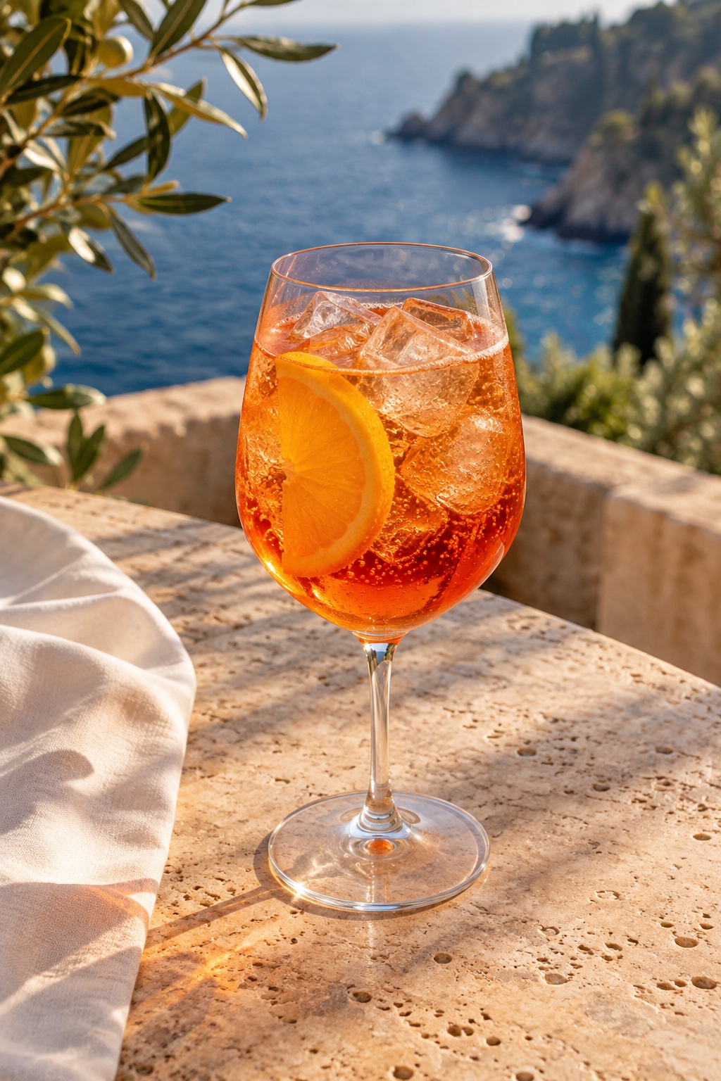 Marea Spritz: Аперитив, игристое, апельсин, содовая