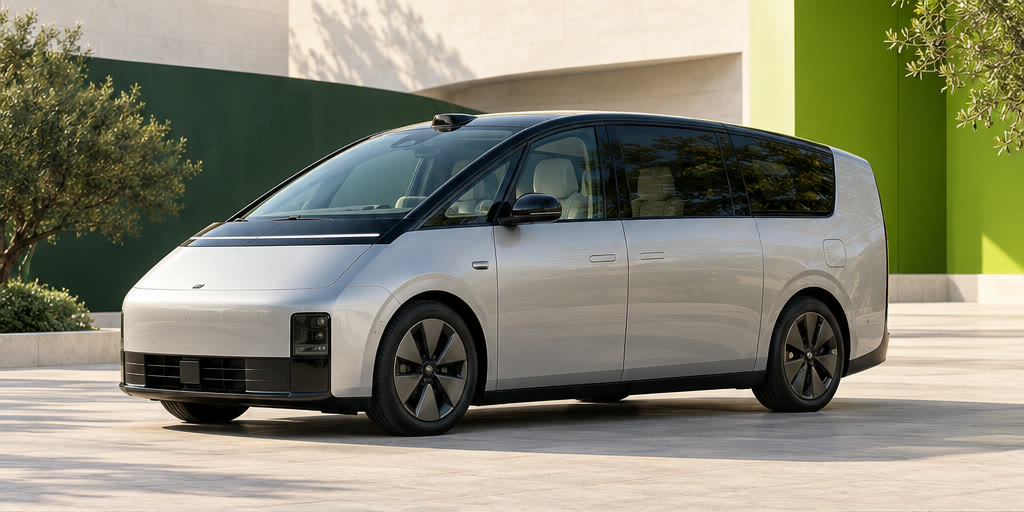 Li Auto MEGA, передний ракурс