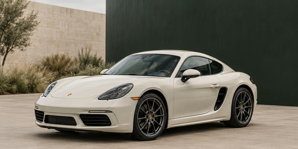Porsche 718 Cayman, передний ракурс