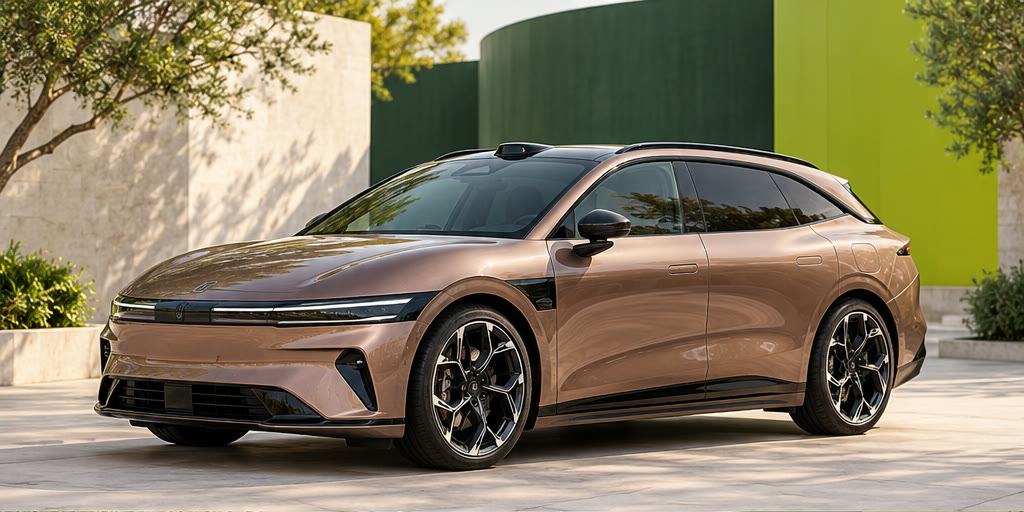 Zeekr 7GT, передний ракурс